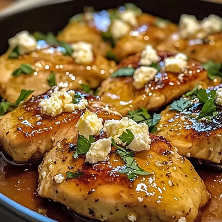 Hot Honey Feta Chicken Dish: A Deliciously Spicy and Savory Recipe