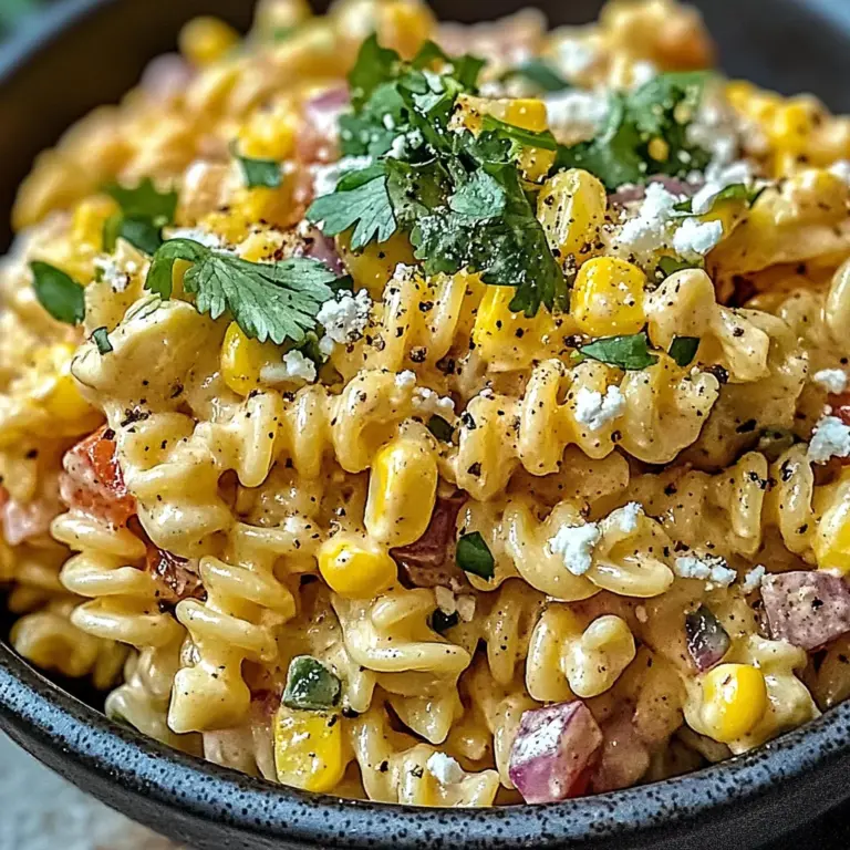 Mexican Street Corn Pasta Salad is a must-try dish!