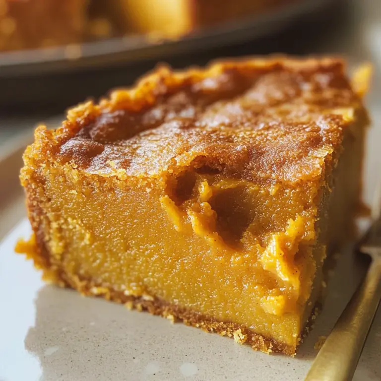 Pumpkin Gooey Butter Cake Recipe