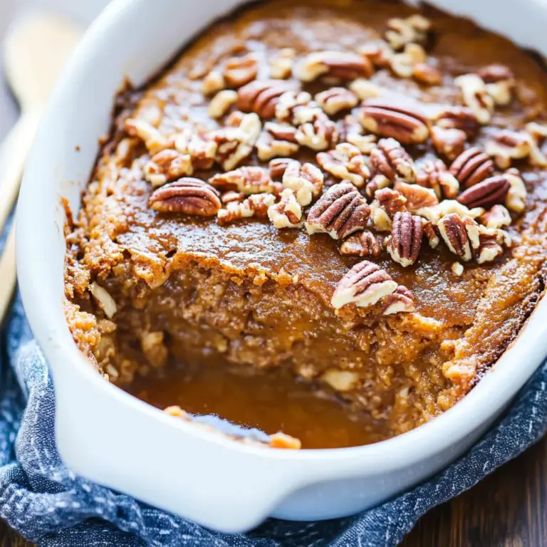 Pumpkin Pecan Cobbler