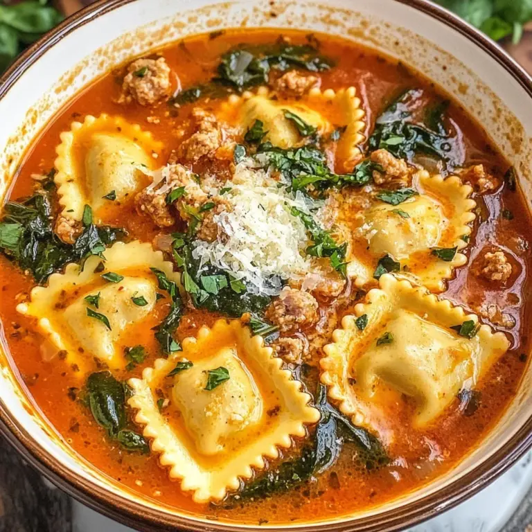 Ravioli Soup