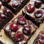 Roasted Chocolate Cherry Brownies
