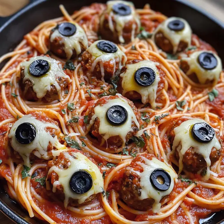 Spooky Spaghetti & Eyeballs