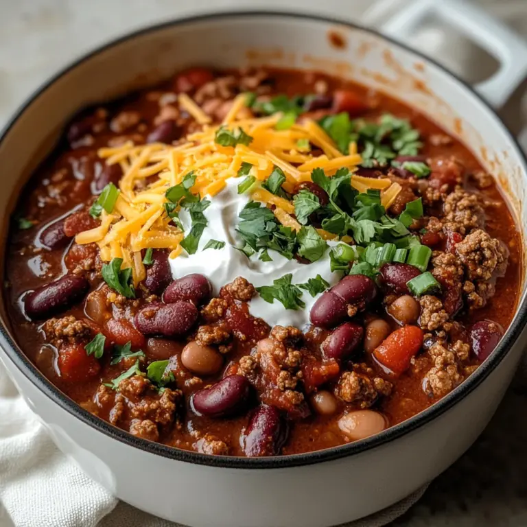 The Best Homemade Stovetop Chili