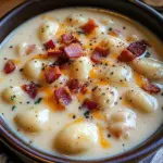Turkey Bacon Cheddar Gnocchi Soup – A Rich and Creamy Comfort Meal