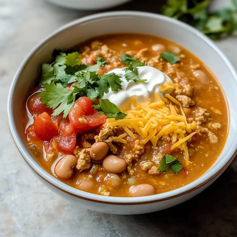 Turkey White Bean Chili