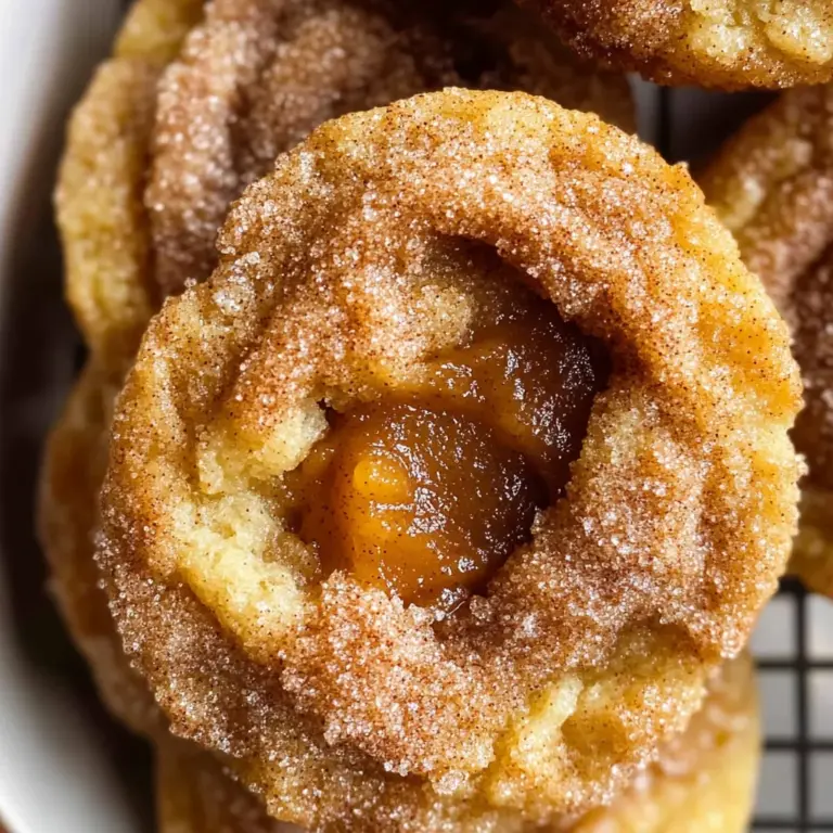 Apple Butter Snickerdoodle Cookies