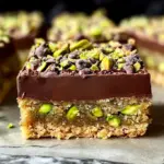 Brown Butter Dubai Pistachio Chocolate Chip Cookie Bars 🍪