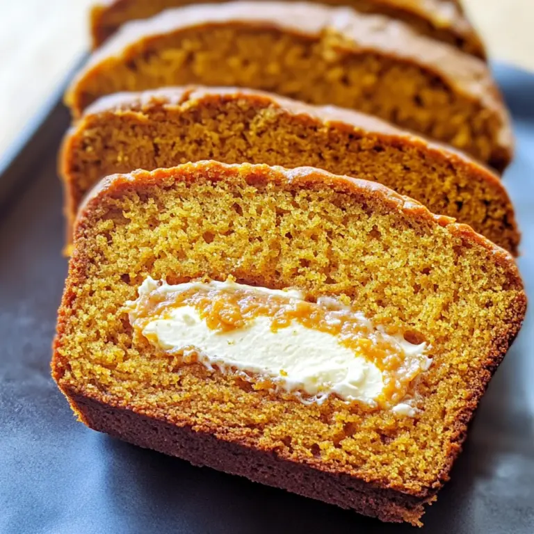 Cream Cheese-Filled Pumpkin Bread