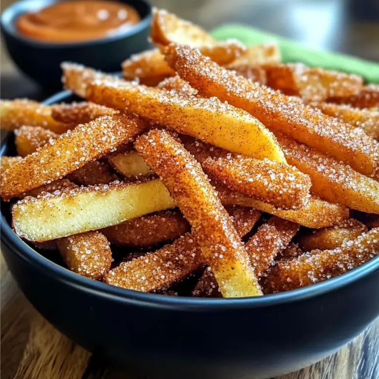 Crispy Air Fryer Apple Fries