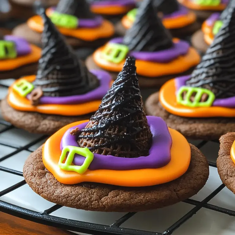 Halloween Witch Hat Cookies