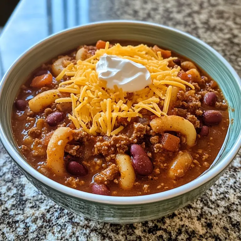 Hillbilly Chili and Cinnamon Rolls
