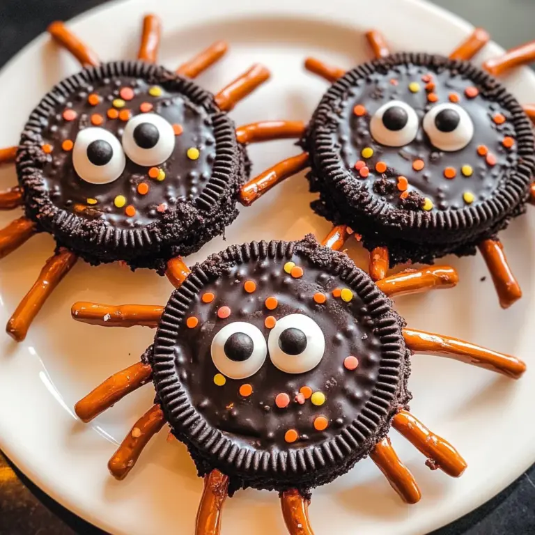 Oreo Spider Halloween Cookies