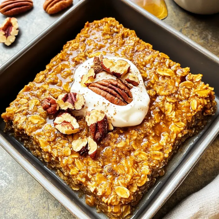 Pumpkin Baked Oatmeal