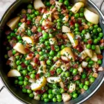 Thanksgiving Peas (with Pear and Pancetta)