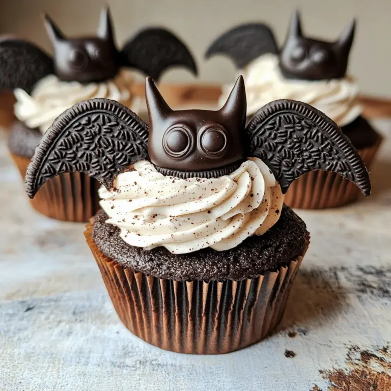 Vegan Oreo Bat Cupcakes