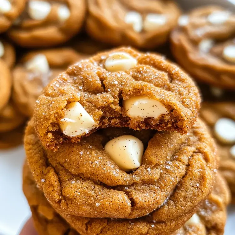 White Chocolate Pumpkin Snickerdoodles