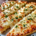 Air Fryer Cheesy Tortilla Garlic Bread