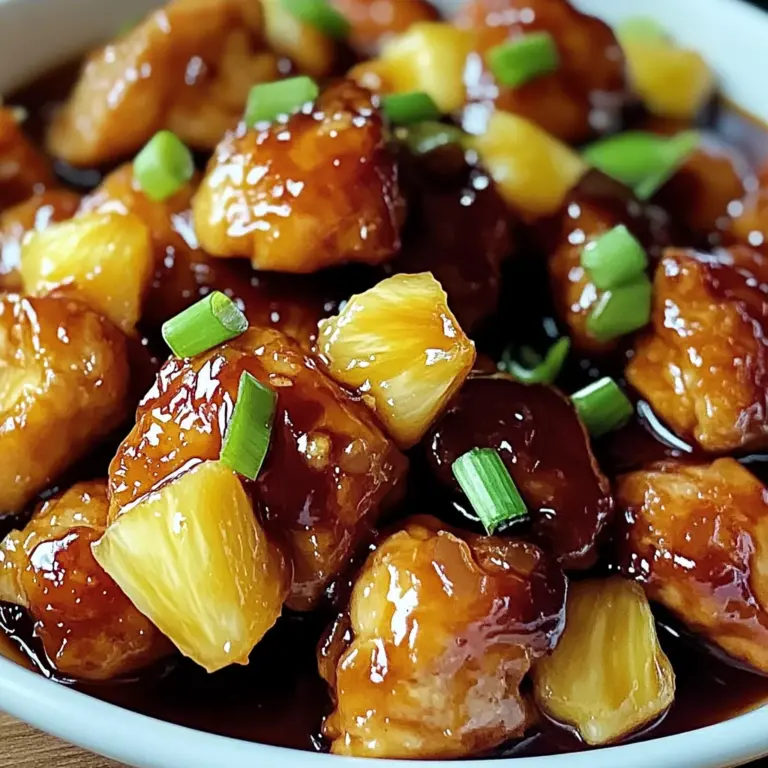 Brown Sugar Pineapple Chicken