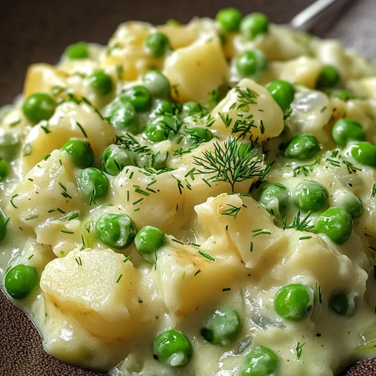 Creamed Peas and Potatoes