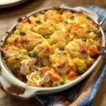 Easy Chicken Cobbler Dinner Casserole