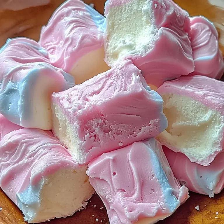 Fluffy Cotton Candy Fudge