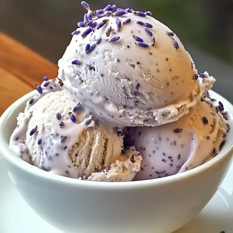 Honey Lavender Ice Cream