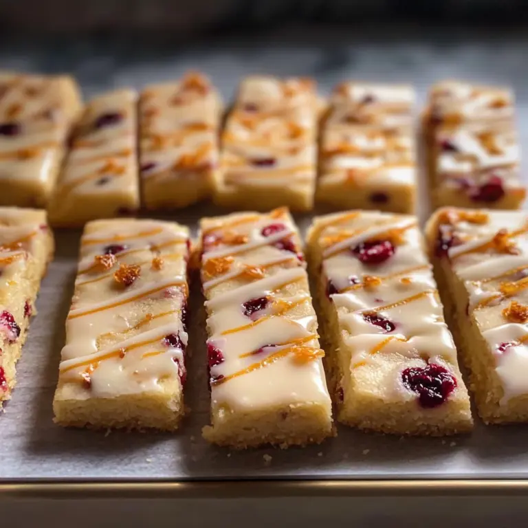 Orange Cranberry Shortbread Cookies