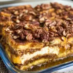 Pumpkin French Toast Bake with Cream Cheese Filling