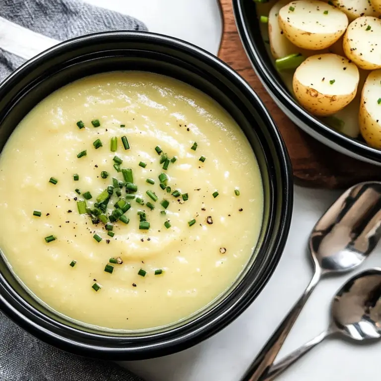 Slow Cooker Potato Leek Soup Recipe