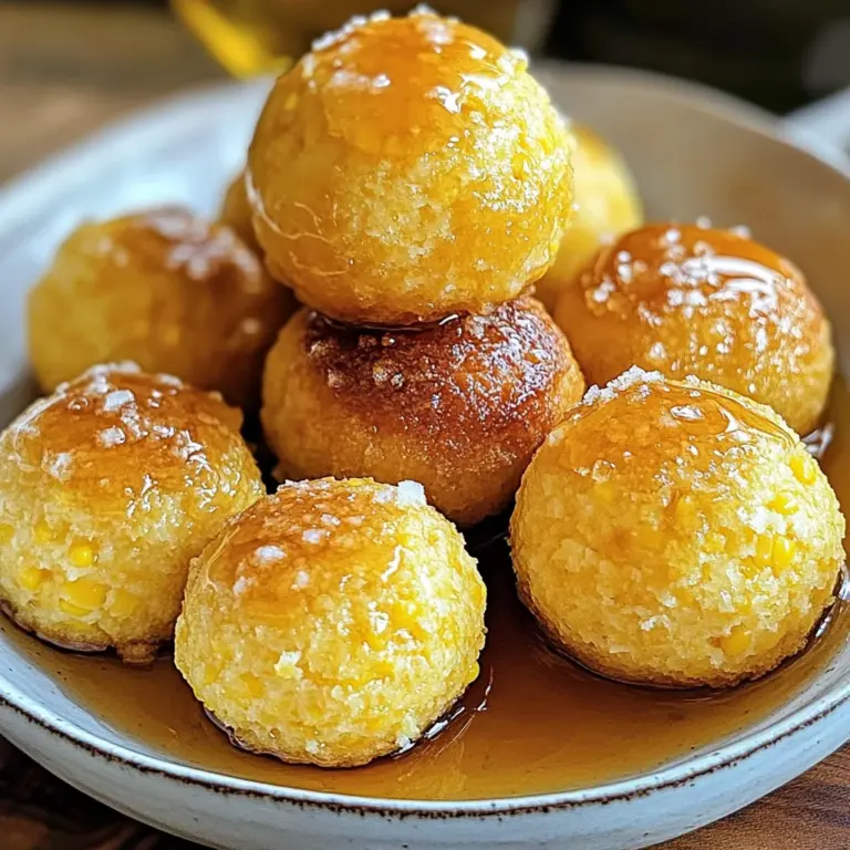 Southern-Style Honey Butter Cornbread Poppers