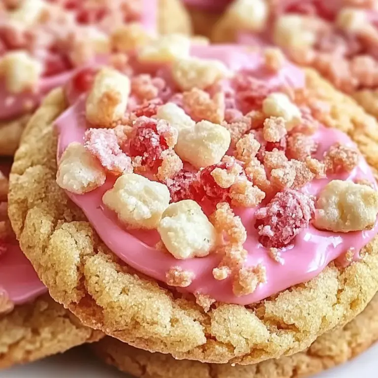 Strawberry Crunch Cookies