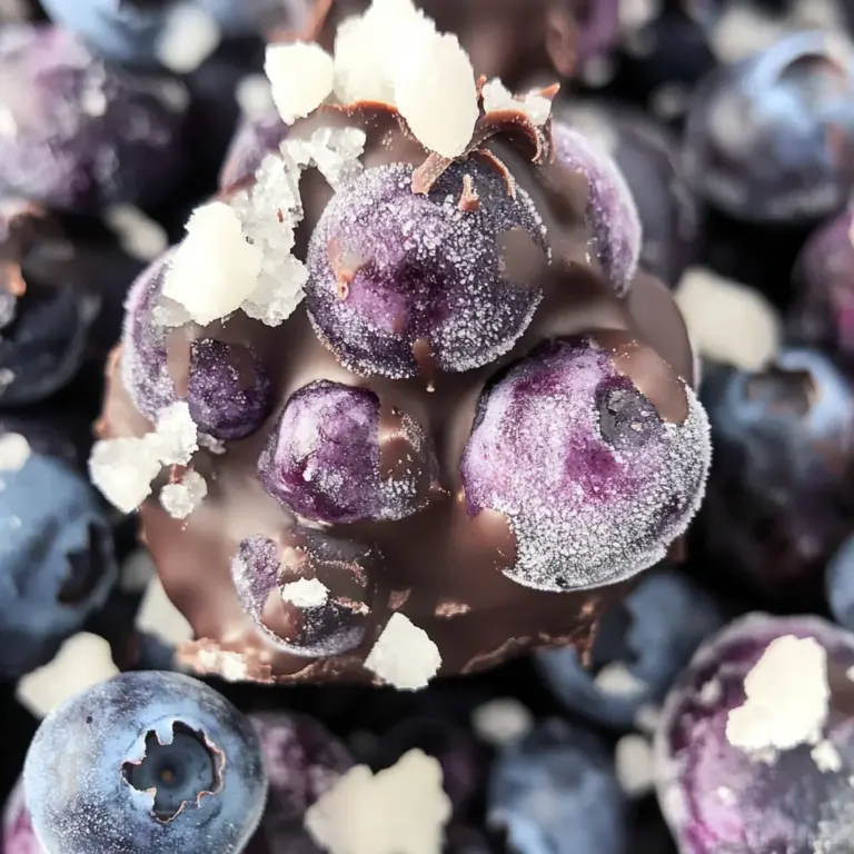 Wholesome Frozen Blueberry Yogurt Clusters
